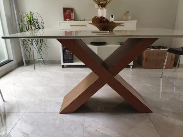 mesa jantar of whit co vidro - Foto 3
