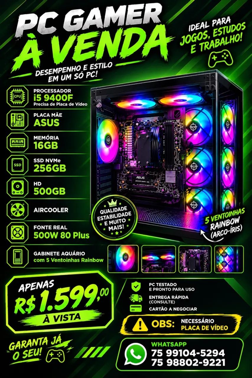 ? PC Gamer i5 9400F 