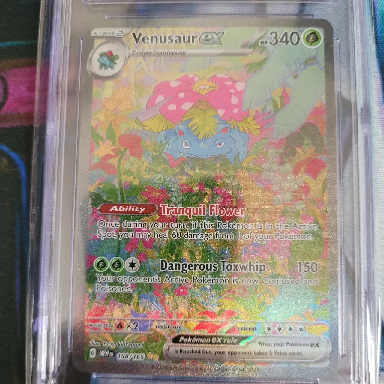 Venusaur ex 198/165 ( CGC 9 - mint) - Foto 2