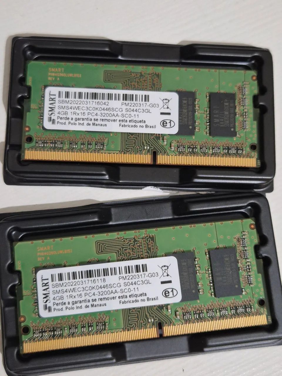 Memória notebook DDR4 4GB 