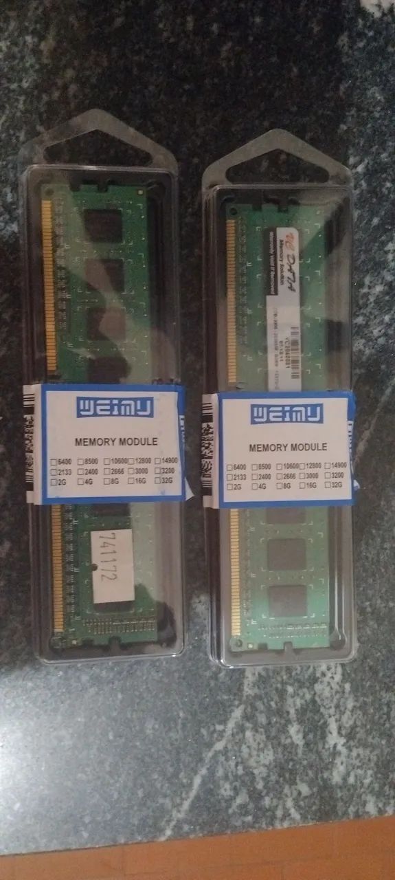 Memória Ram 2x3gb ddr3