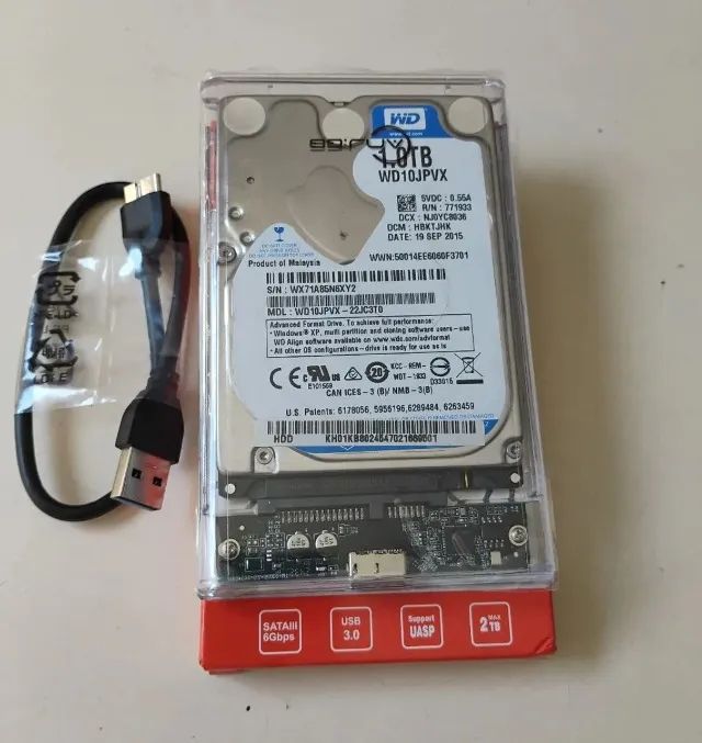 HD EXTERNO 1TB (1000GB) 3.0 Saudável 