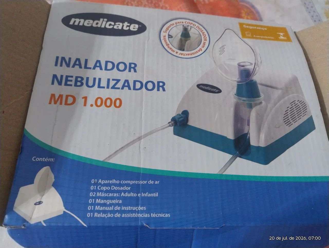 Inalador nebulizador 
