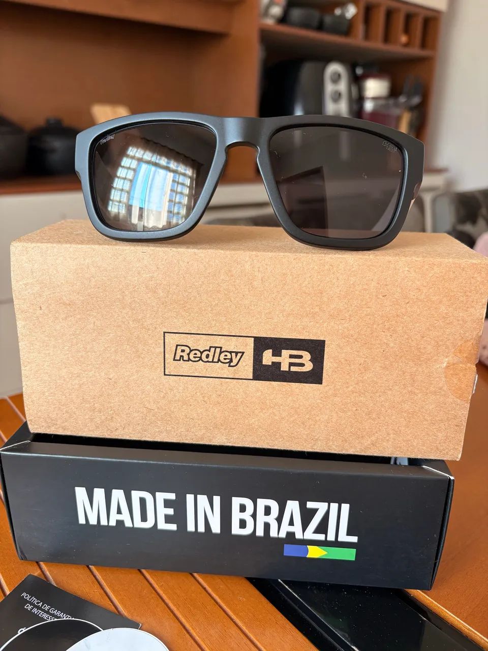 Óculos de Sol HB H-Bold Redley M Black Off White Gray