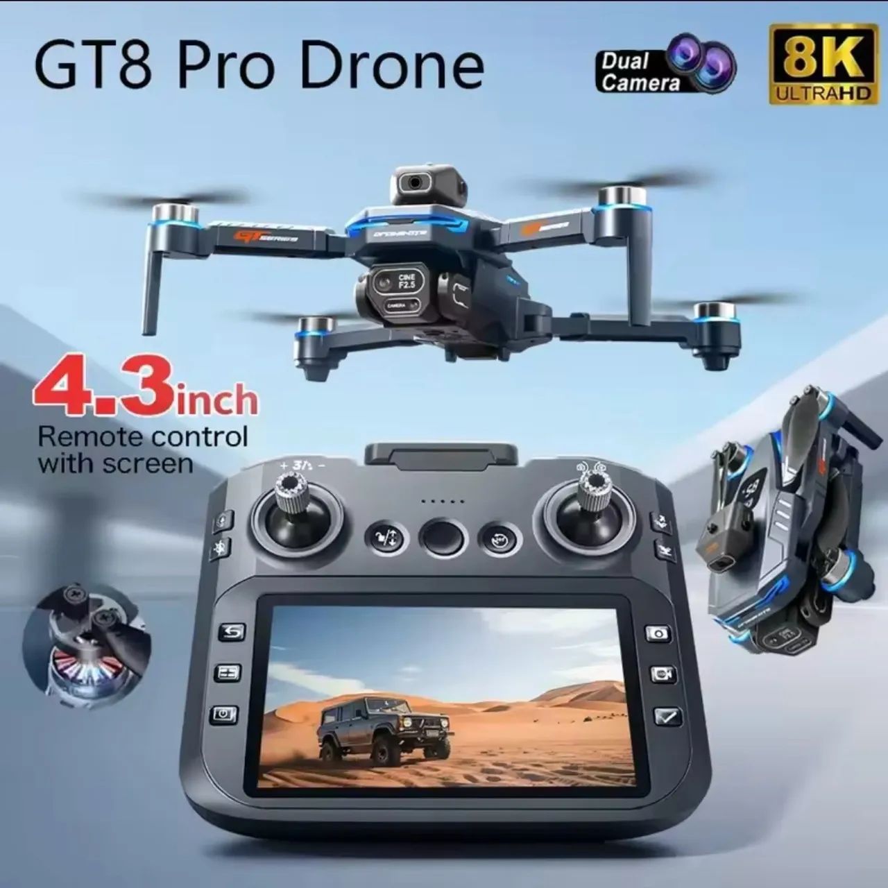 DRONE GT8 PRO 4K - Foto 2