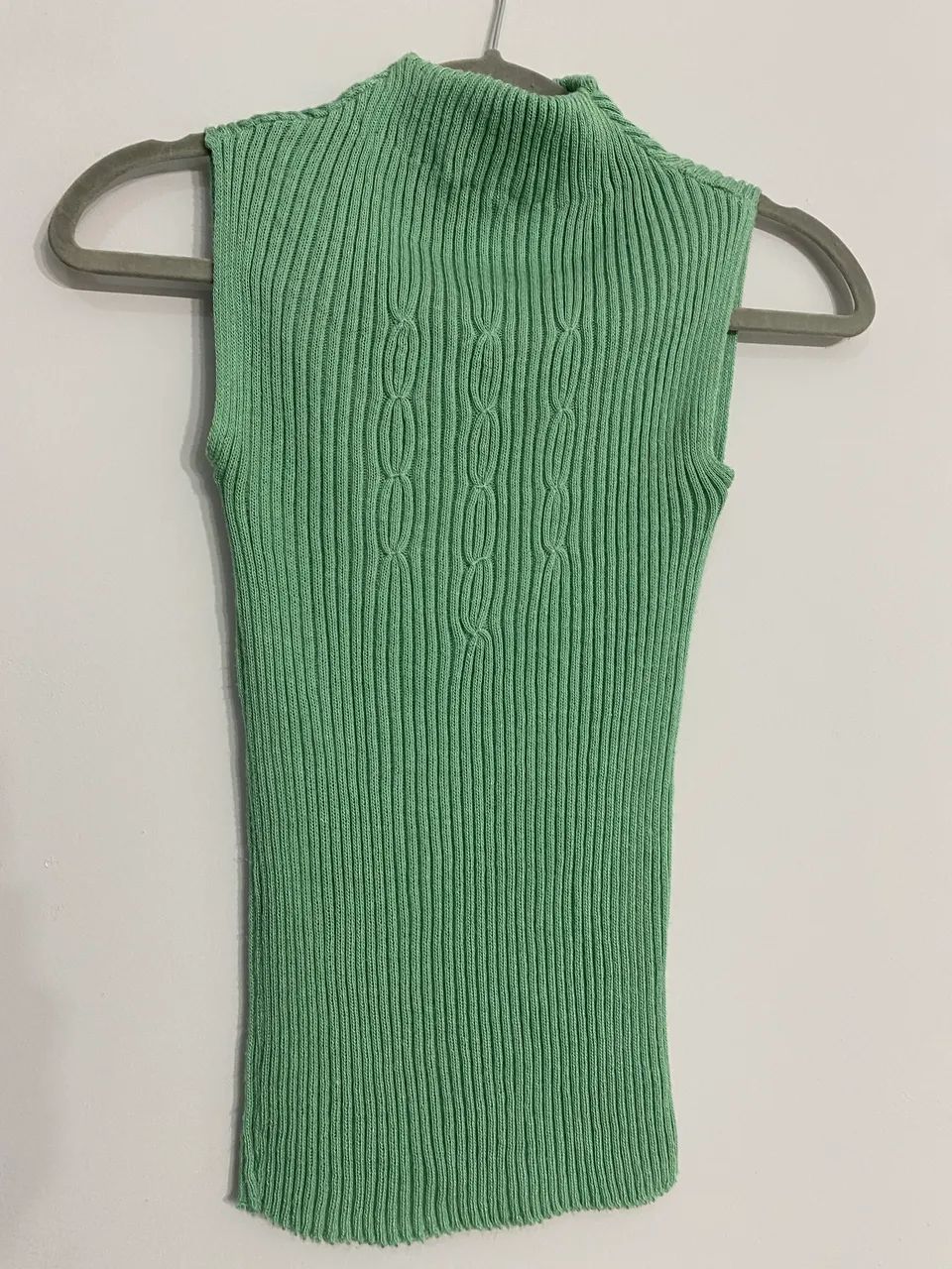 Kit três blusas crochê/ tricô  - Foto 4