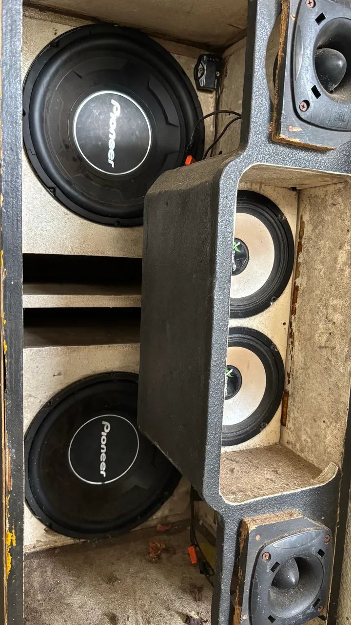 Vendo caixa com sub 12? pionner + modulo + fonte - Aparelhos de