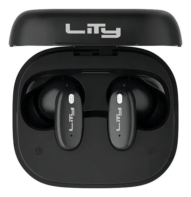 Fone Bluetooth TWS Lity T15 com Tela Touch (Preto) - Foto 5