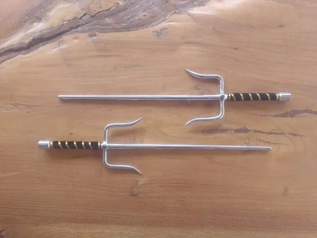 Adaga Sai ninja para artes marciais - Foto 2