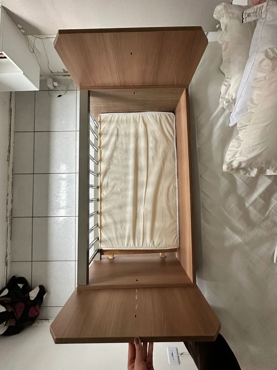 Mini Berço MDF com balanço 