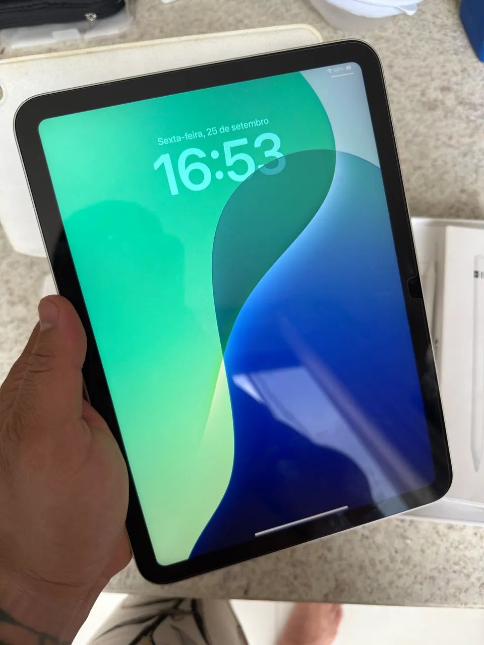 iPad 10 64gb + Apple Pencil + Keyboard - Aceito OLX Pay - Tablets