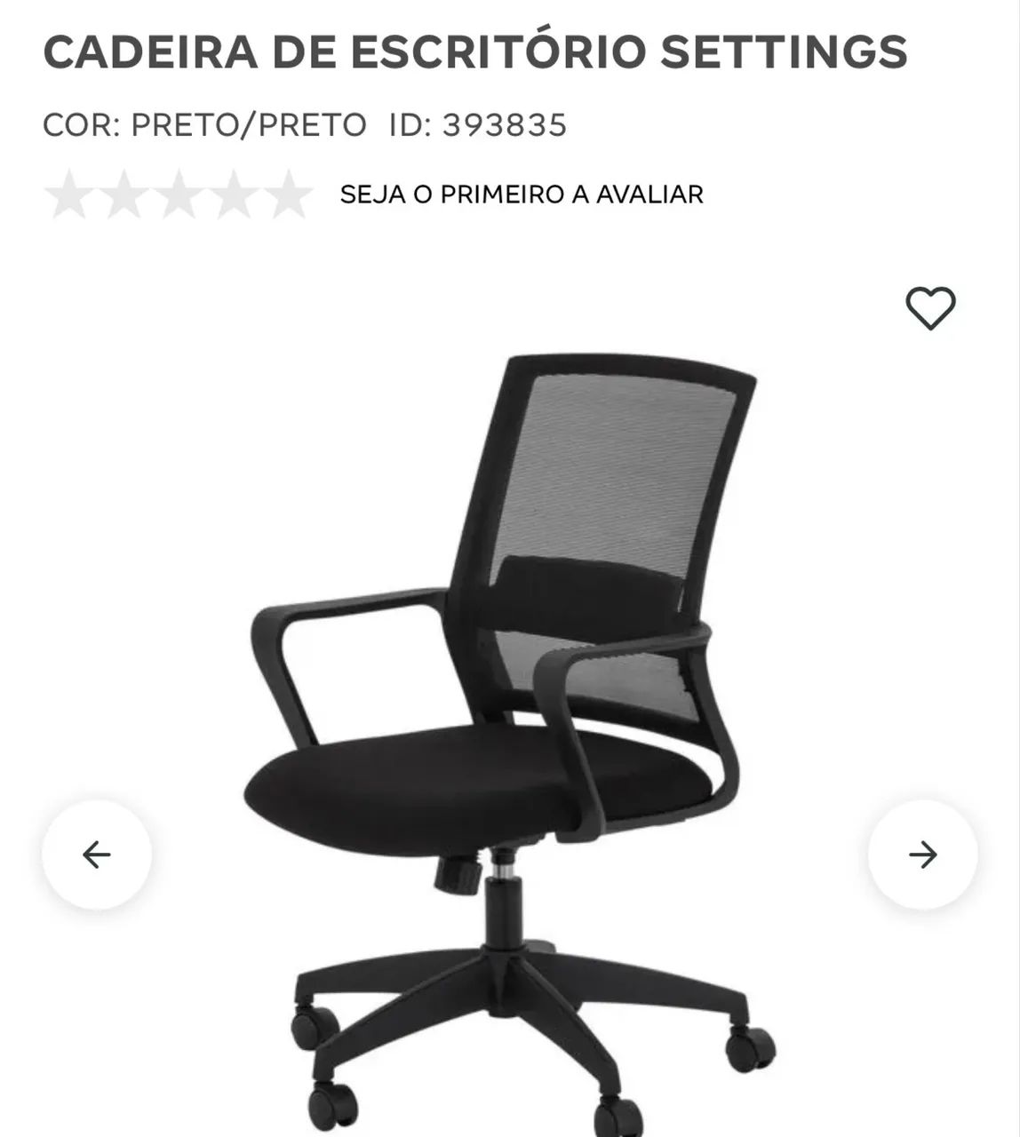 Cadeira Setting Tok Stok