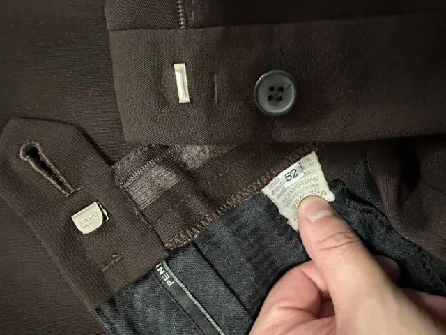 Calça de alfaiataria marrom - Foto 2