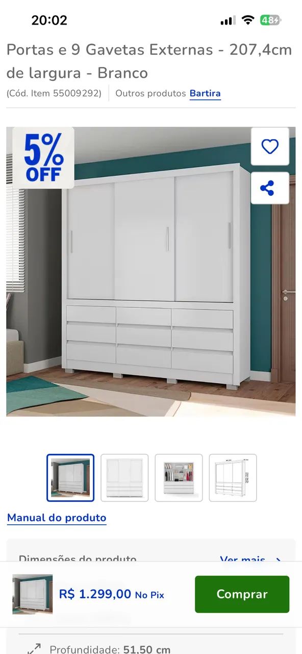 Guarda roupa 