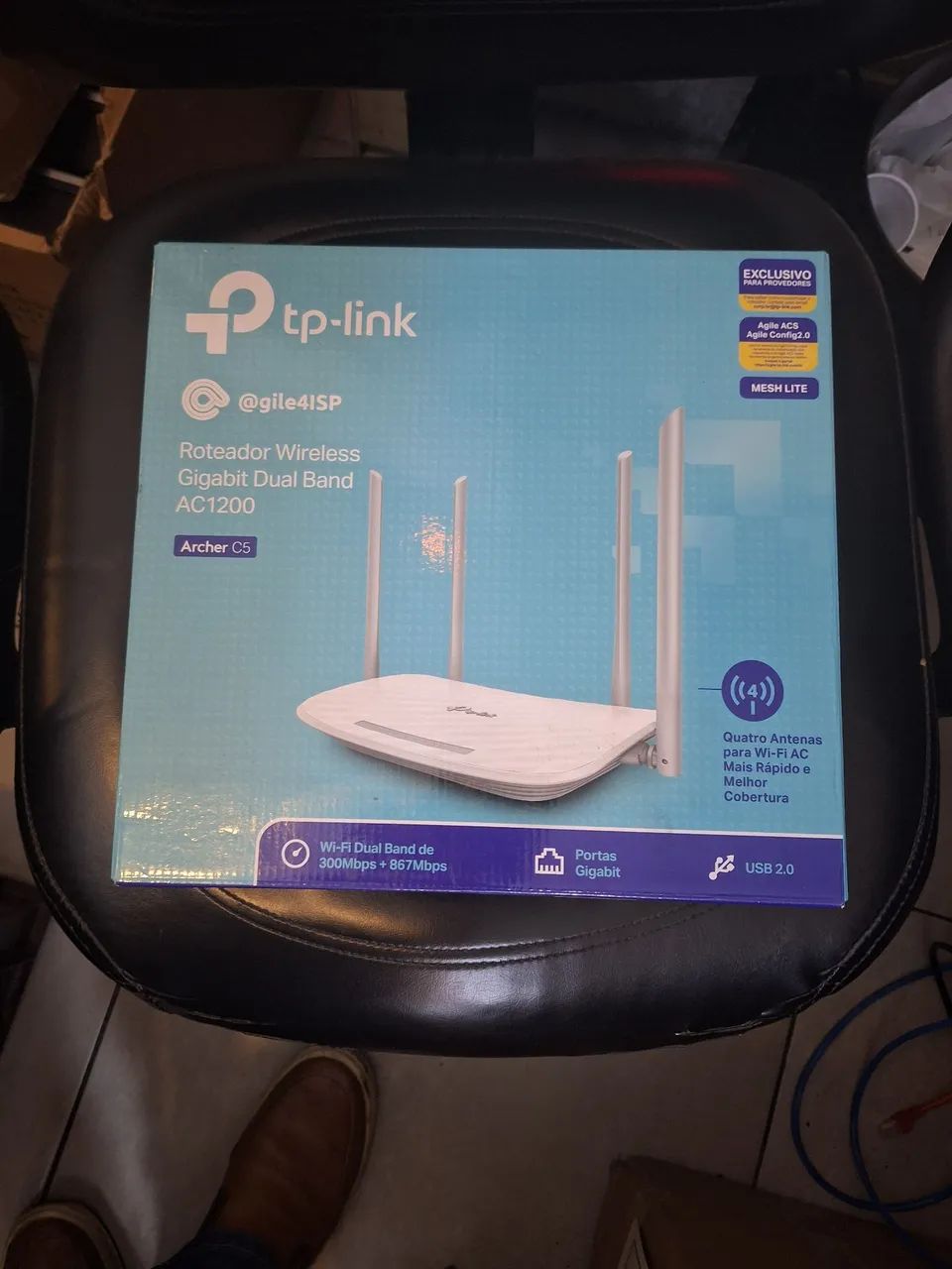 Roteador wireless TP-link Archer C5W AC1200 - Foto 2