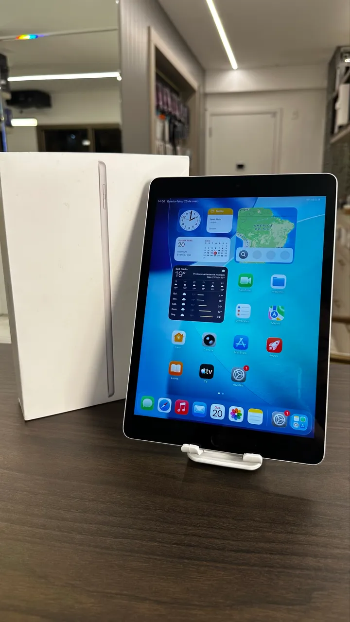 iPad 9th 64GB Wi-Fi Silver - SEMINOVO - LOJA FÍSICA - Tablets e E