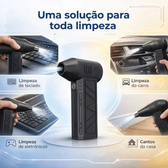 soprador de ar portatil novo lacrado - Foto 2