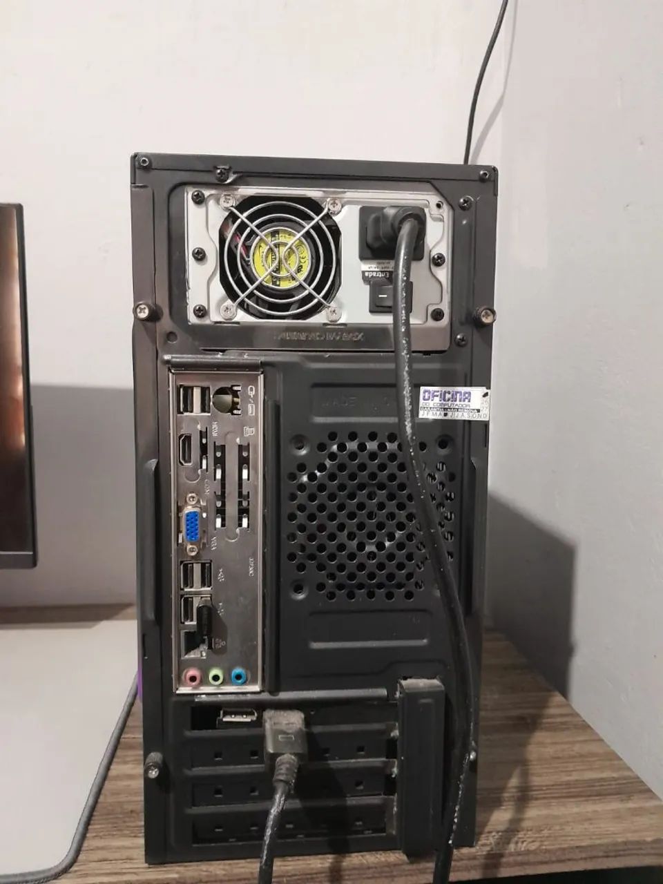 Computador de mesa funcionando, Inel Core i3 + placa de vídeo NVIDIA - Foto 4