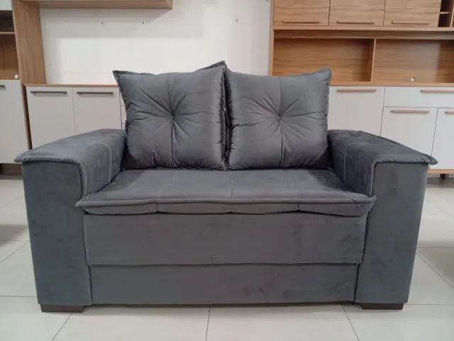 Conjunto de Estofados de 3 e 2 Lugares Barcelona - Estofados Linhares - Foto 3