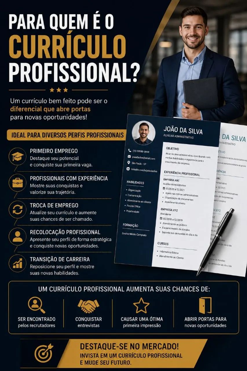 Currículo Profissional Personalizado - Foto 4