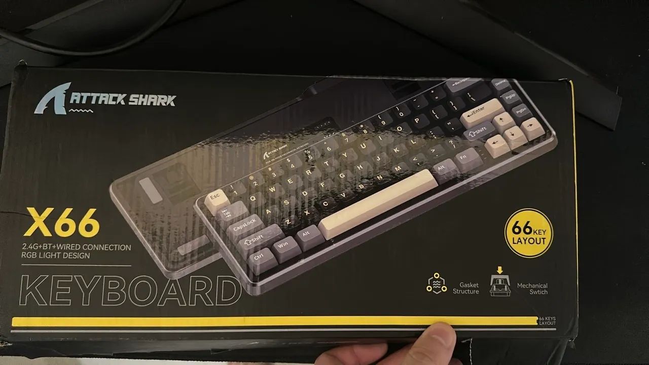 Teclado Gamer ATTACK Shark x66 - Foto 2