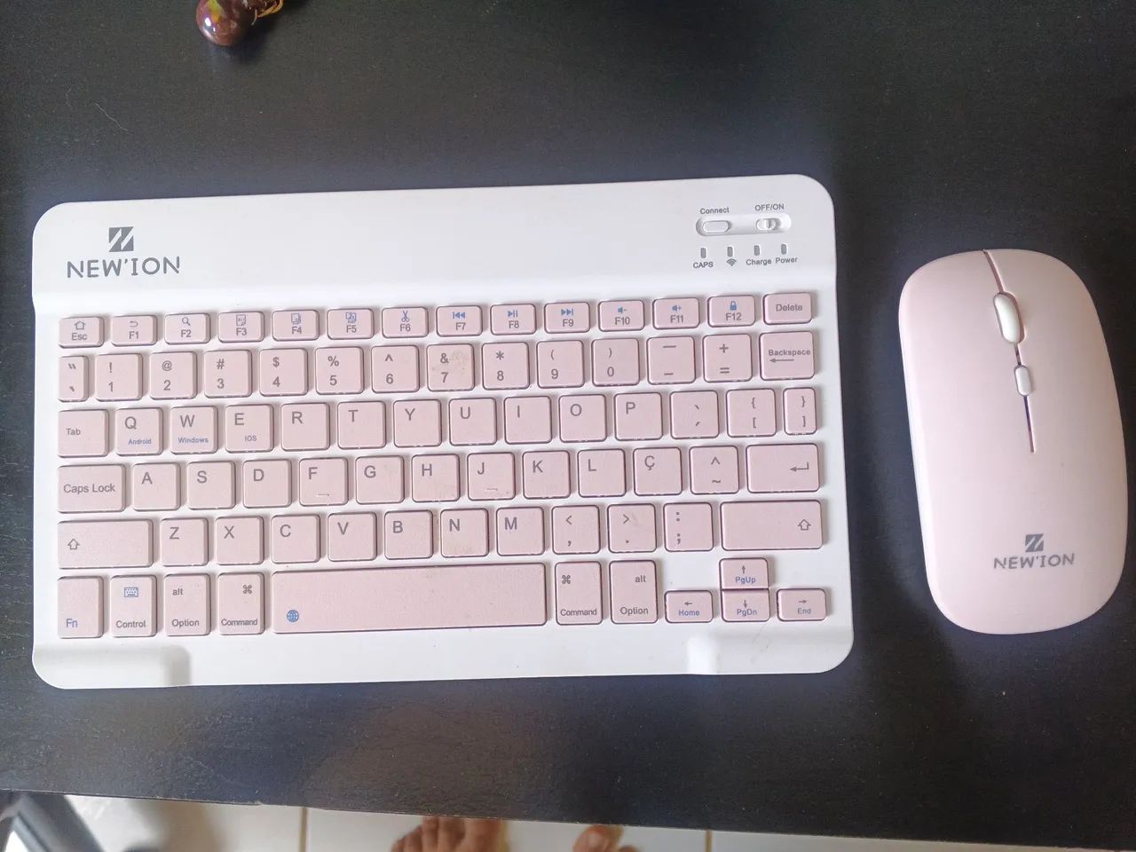 MOUSE E TECLADO SEM FIO NEW'ION