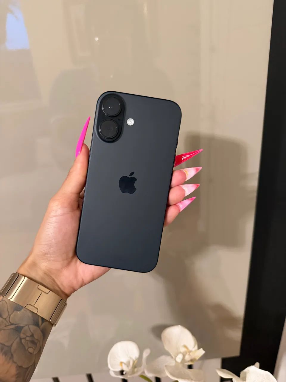 iPhone 16 256gb Preto Garantia Apple - Foto 2