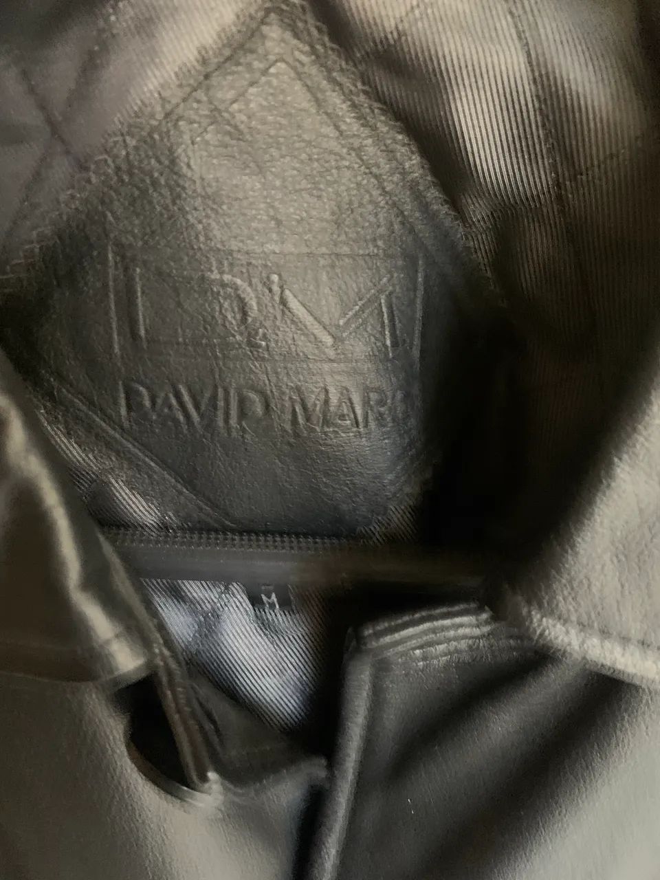 Casaco de couro David Mark