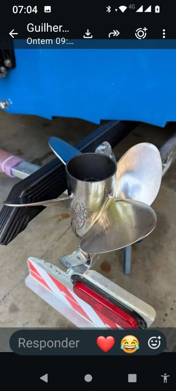helice motor popa inox 13/5x26 Trophy plus - Foto 2