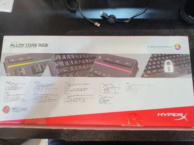 HyperX Teclado Gamer HyperX Alloy Core RGB, ABNT2, PRETO - Foto 3