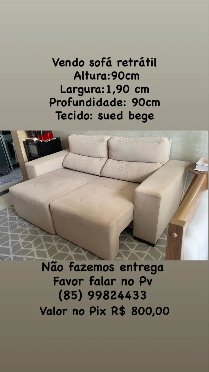 Vendo sofá retrátil  - Foto 4
