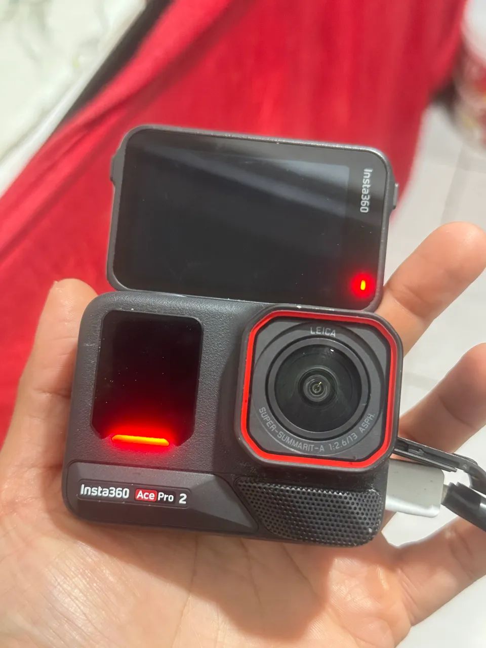 Câmera de ação insta 360 Ace pro 2 50mega pixels 