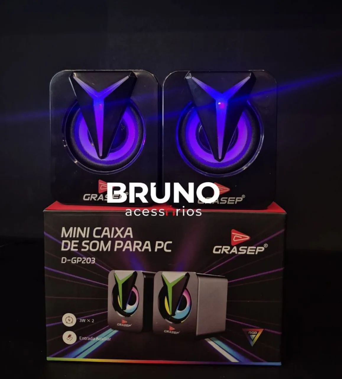 Mini caixinha de som pra pc  - Foto 2