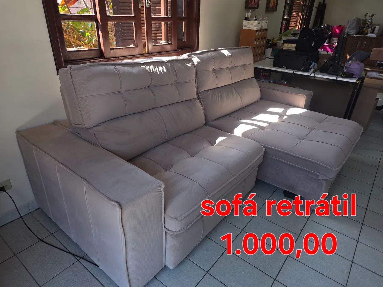 Sofá Retrátil 