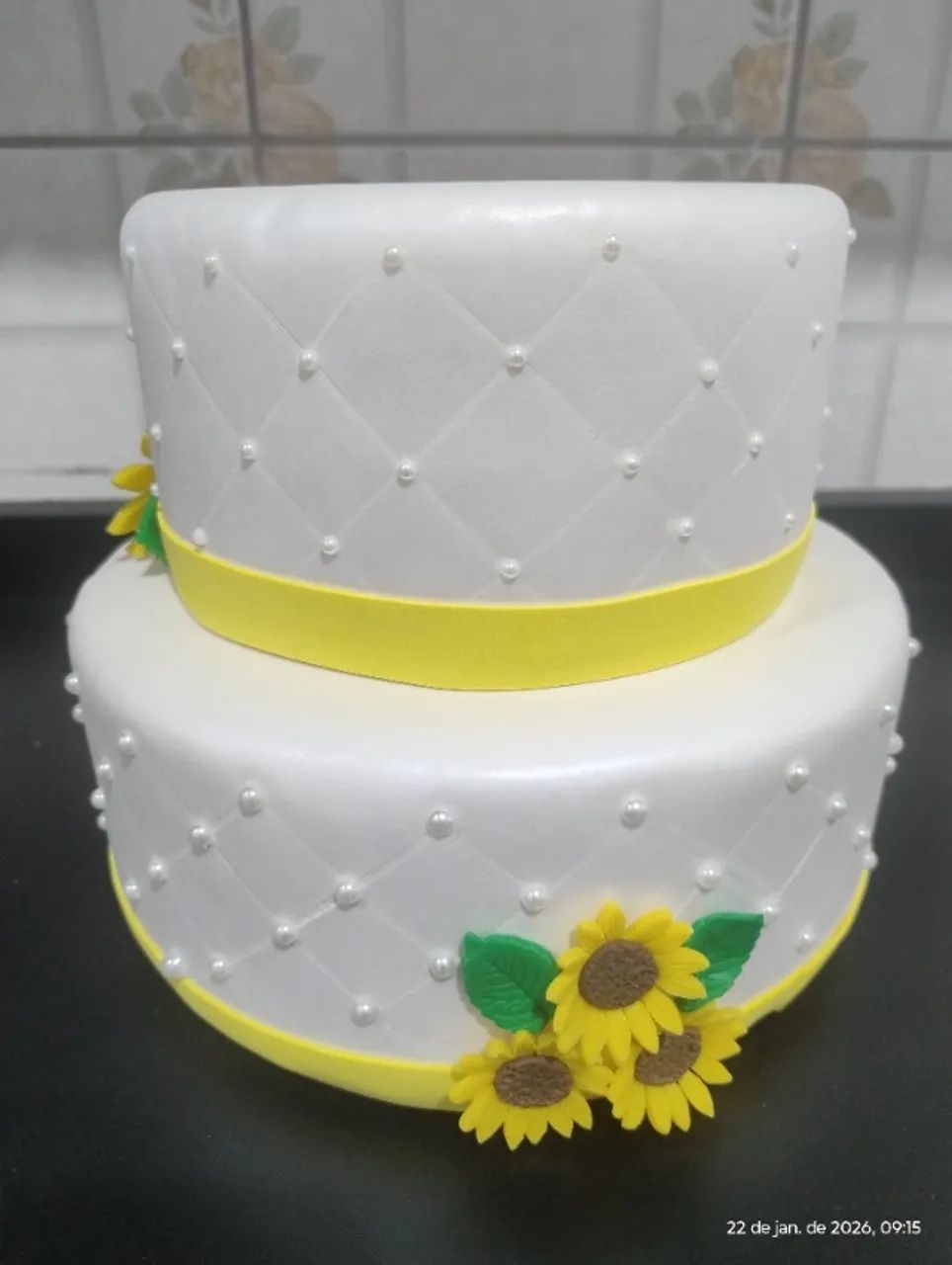 Bolo Fake Girassol Maciço - Foto 3