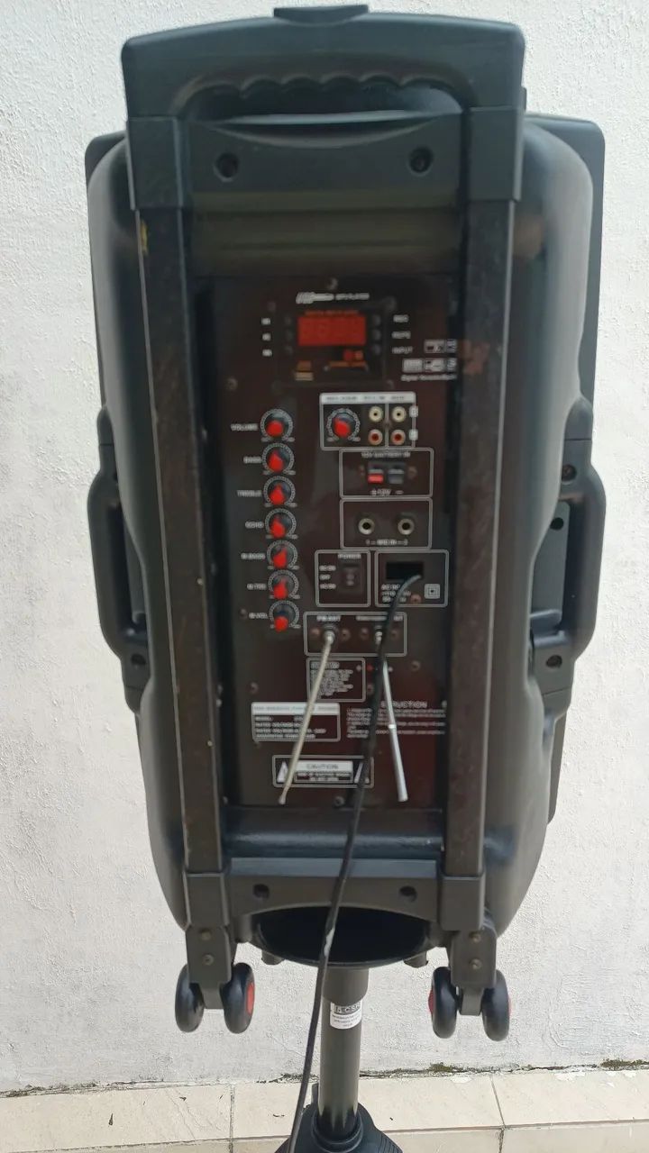 Vendo som no pedestal 