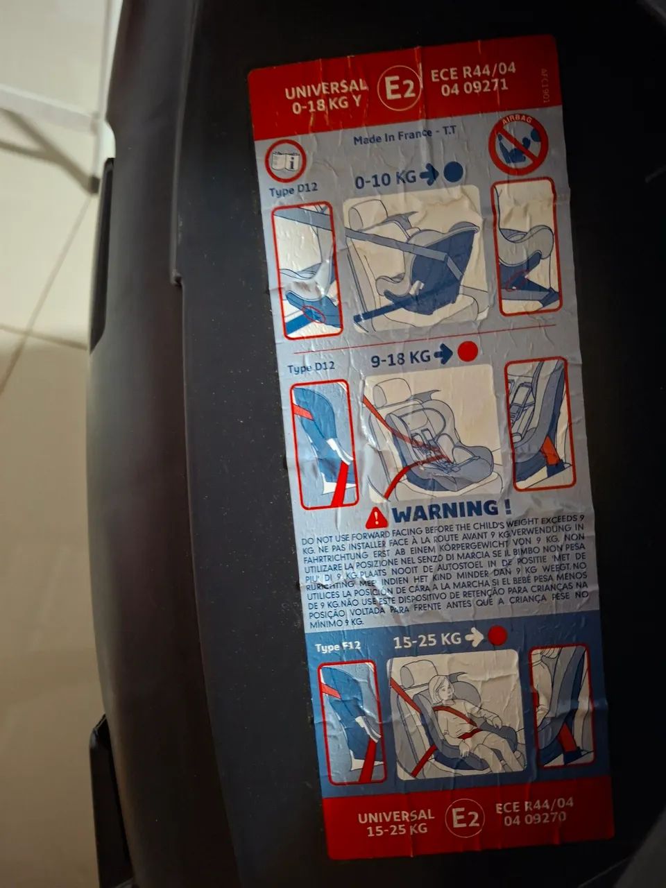 Cadeira infantil para carro - Foto 2