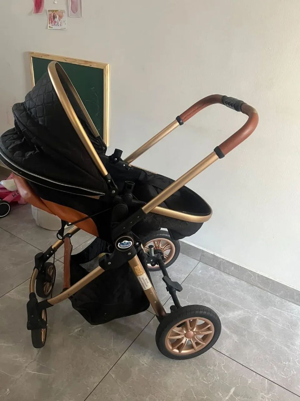 Carrinho com bebe conforto - passear baby - Foto 2