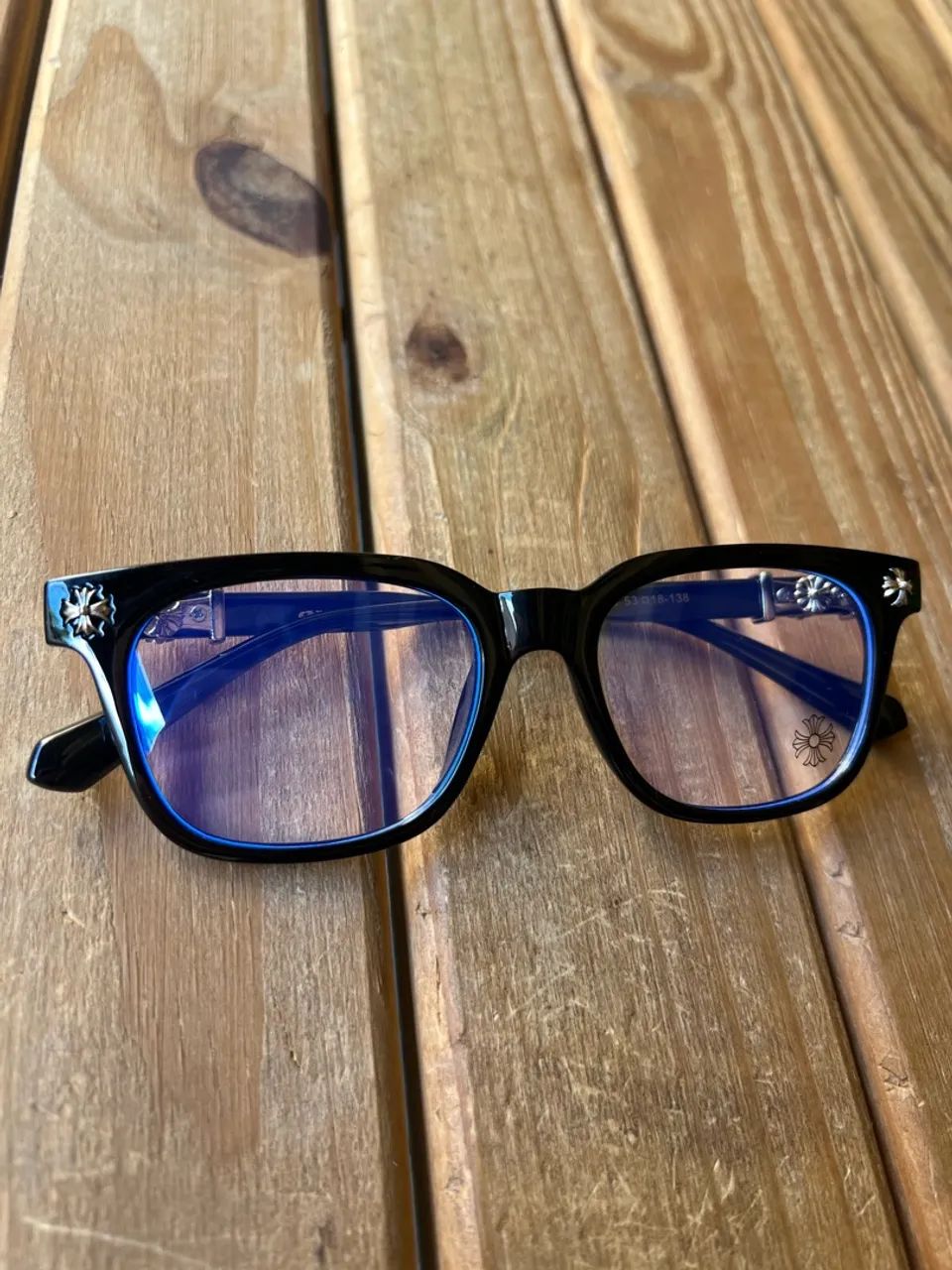 Óculos Chrome Hearts 2273 Black 