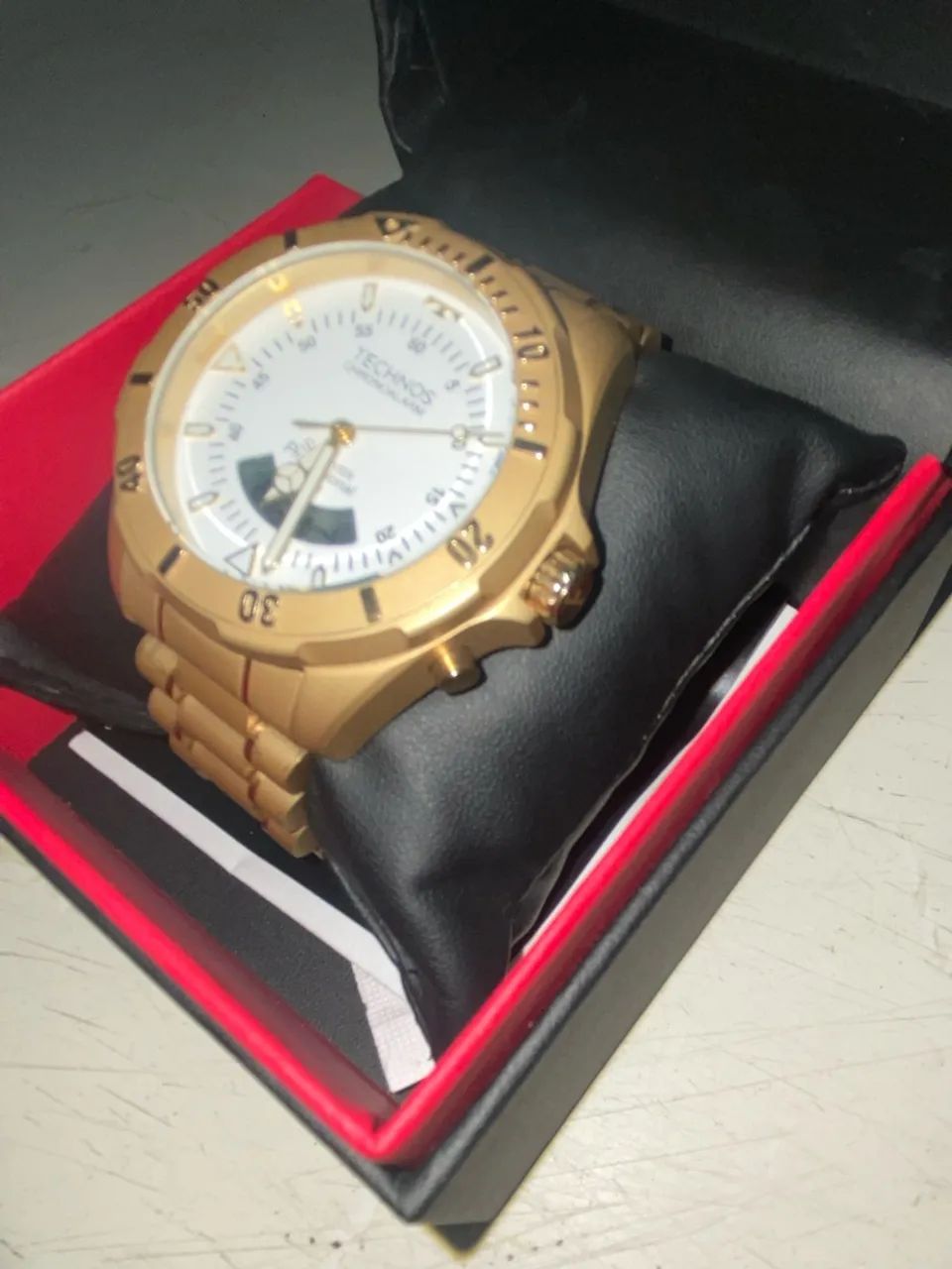 Relógio dourado TECHNOS  - Foto 2