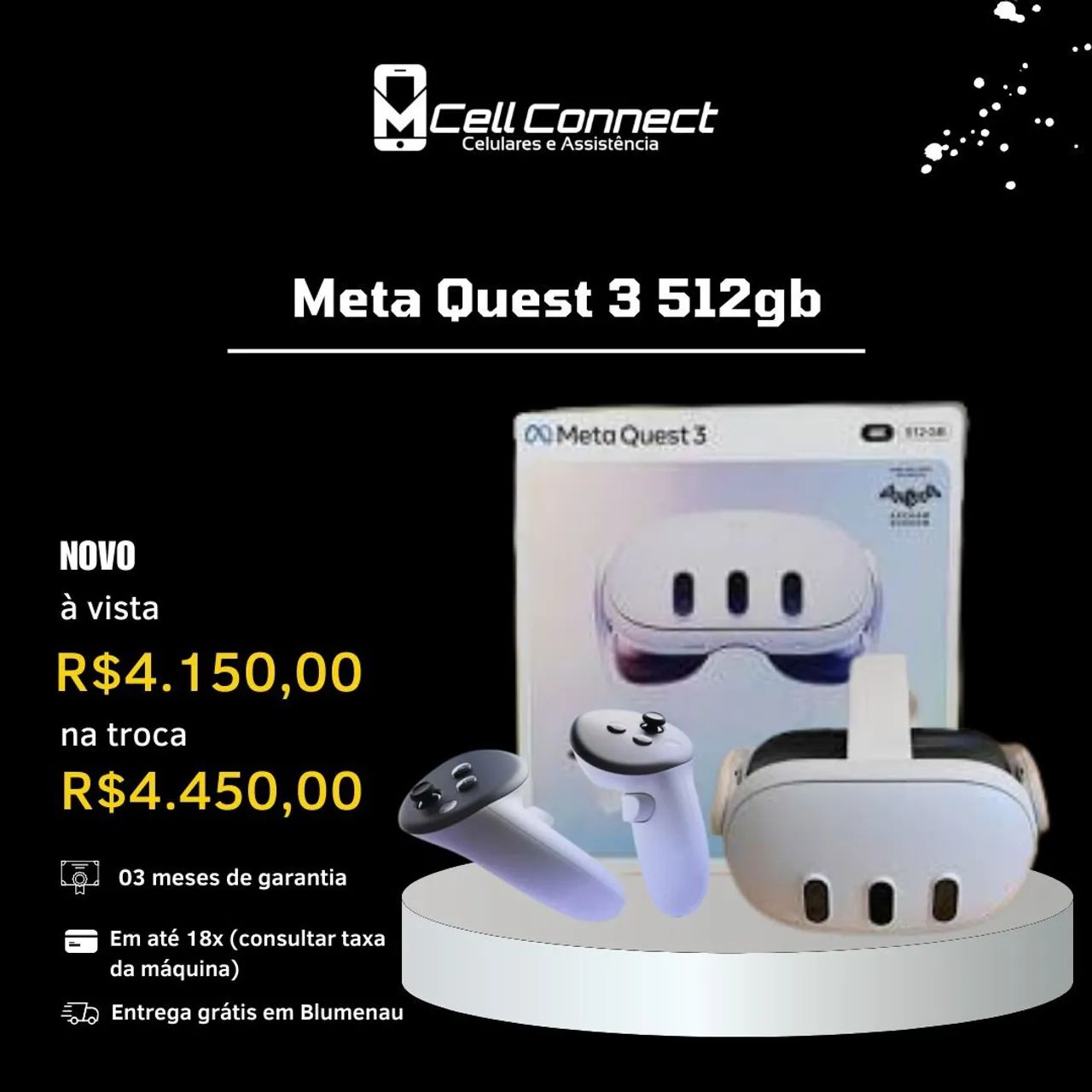 Meta Quest 3 512gb - Consoles de Vídeo Game - Itoupava Norte