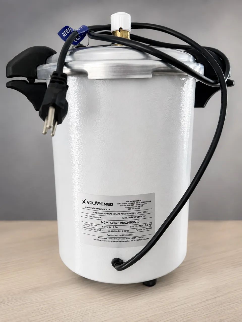 Autoclave Volaremed Agile 5 litros - Foto 2