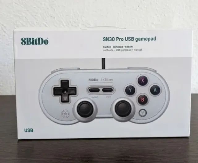  8Bitdo SN30 Pro USB Gamepad (Gray Edition)