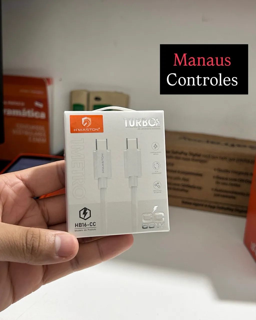 Cabo de IPhone 15 / 16 Tipo C para Tipo C 65w 