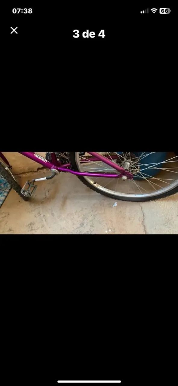 bicicleta caloi lilás  - Foto 4