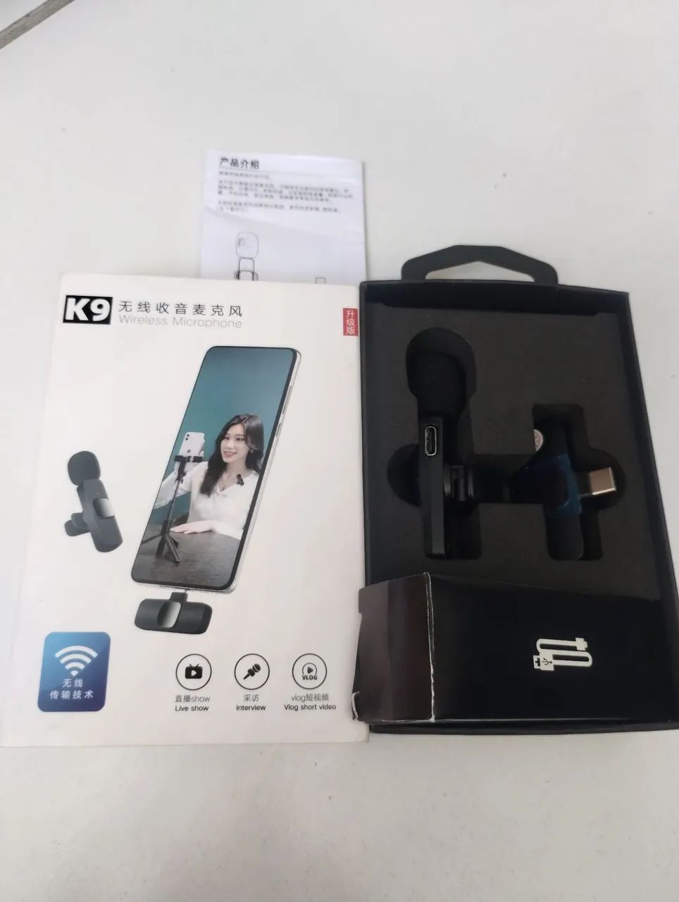 Microfone Wireless Novo