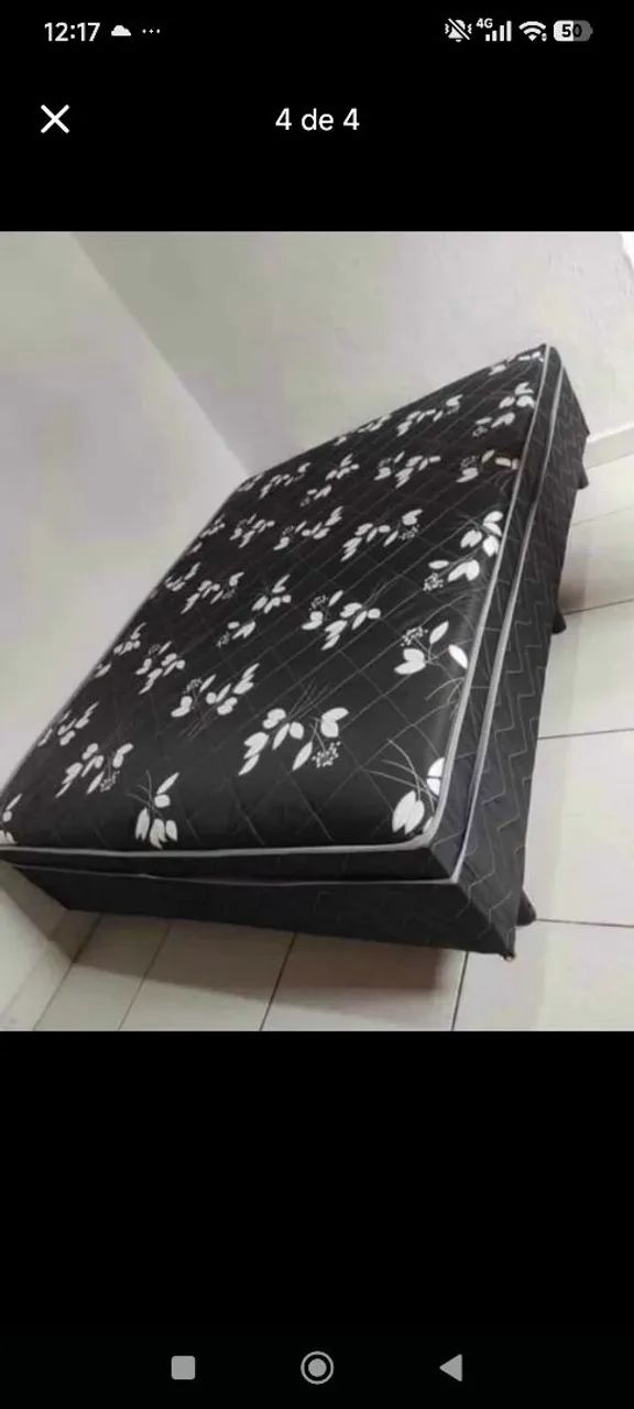 ? R$370 | CAMA BOX CASAL COMPLETA, PAGUE NA ENTREGA - Foto 4