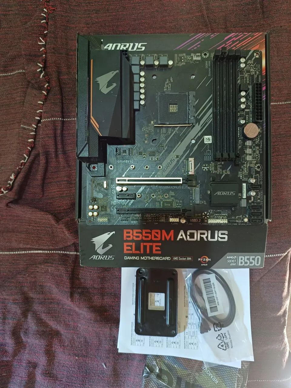 B550m Aorus Elite x RX580 8g saphire (COM DEFEITO) - Foto 5