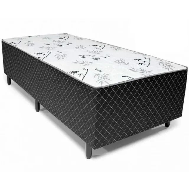 Cama Box de Solteiro Conjugada Espuma Ortopédica Unibox 88×188 - Foto 2