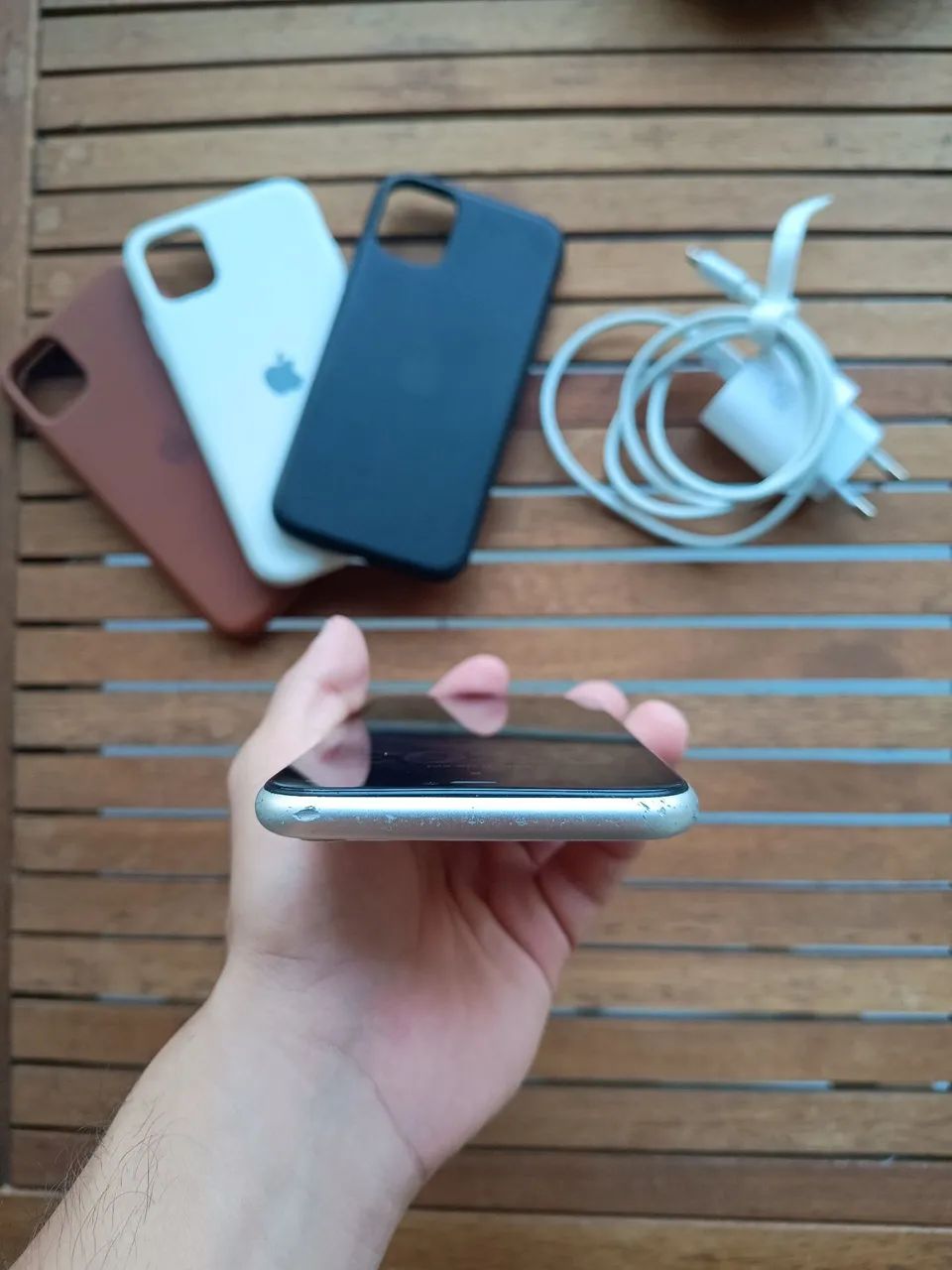 iPhone 11 Branco (CARREGADOR +3 CAPINHAS) - Foto 5